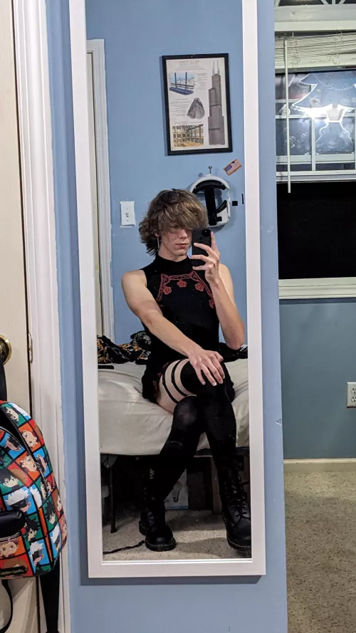 Was told to sit like a girl... Am I doing it right?