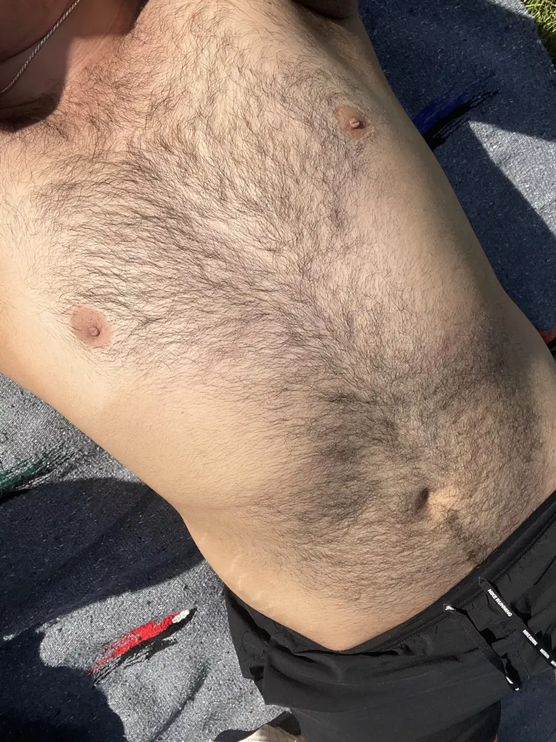Was trying to get a little tan