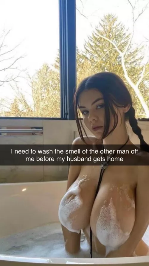 Washing it off