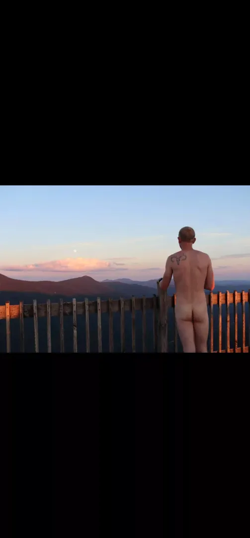 Watching the full moon rise a couple months back