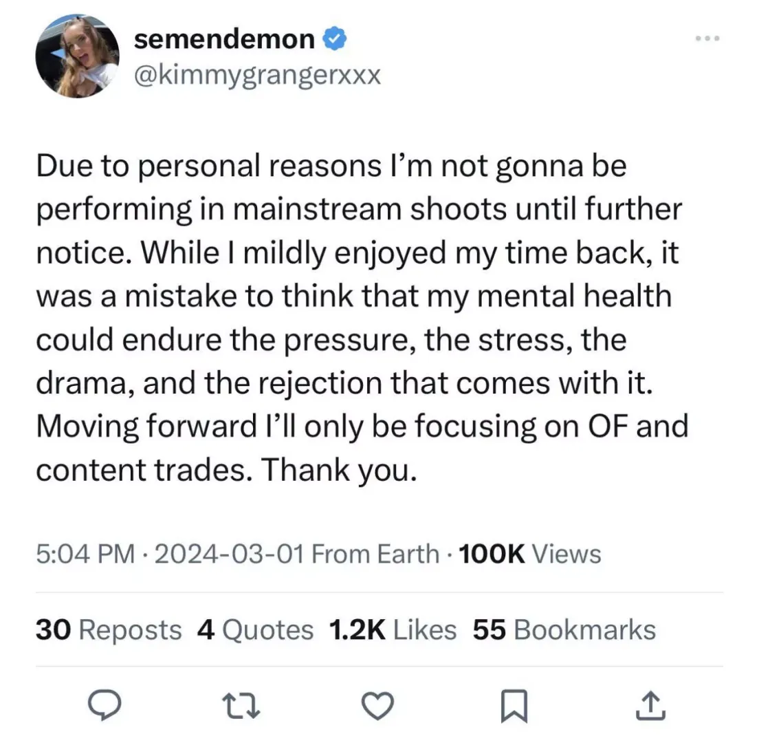 We as a subreddit support this move for Kimmy to focus on her mental health. Get better Kimmy ❤️