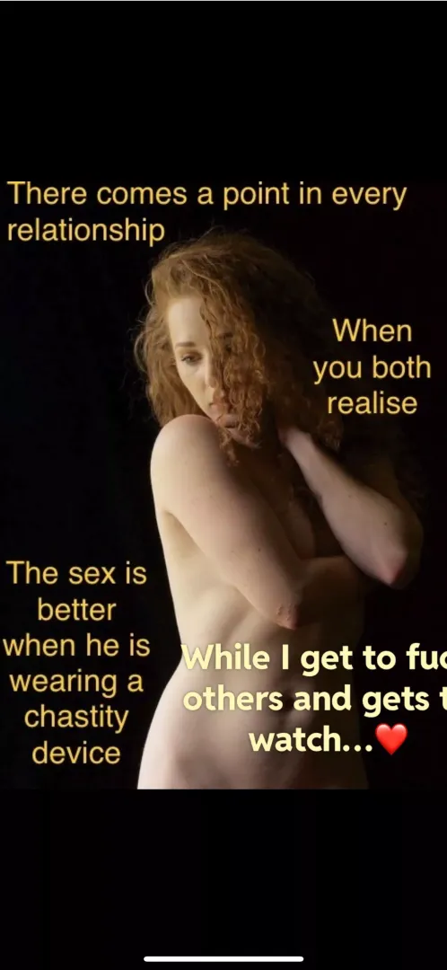 We both get our pleasure in different ways…