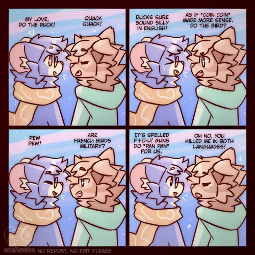 We silly geese ~ comic by me @maiathoustra