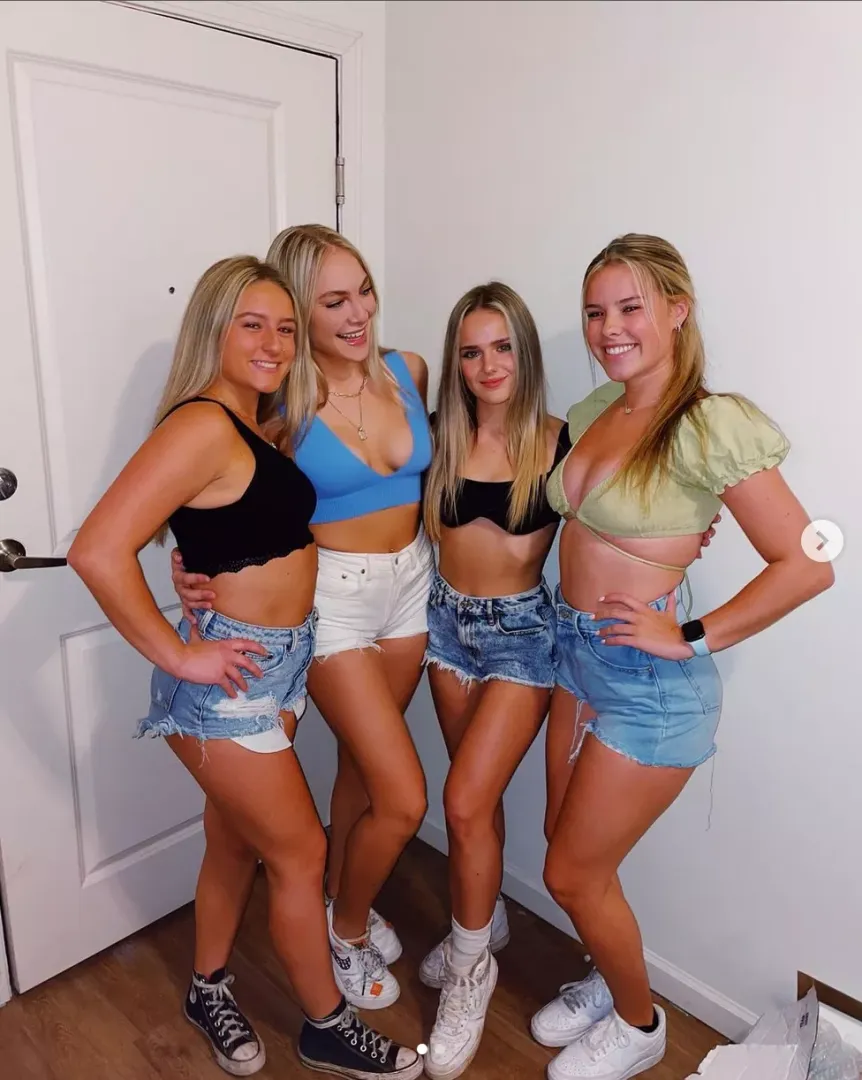 We wear short shorts (and crop tops)!