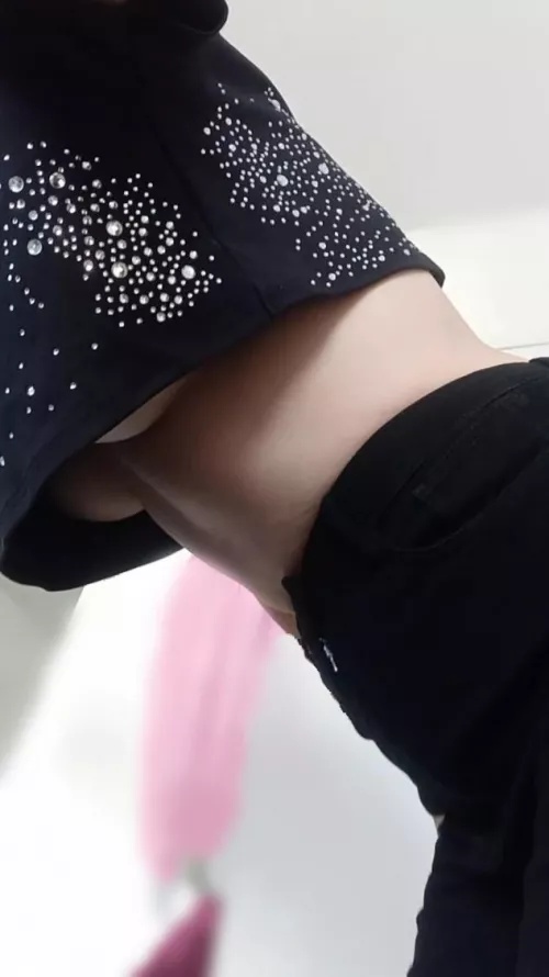 😉 we work together and I lean over to grab something ... What do you do ? 