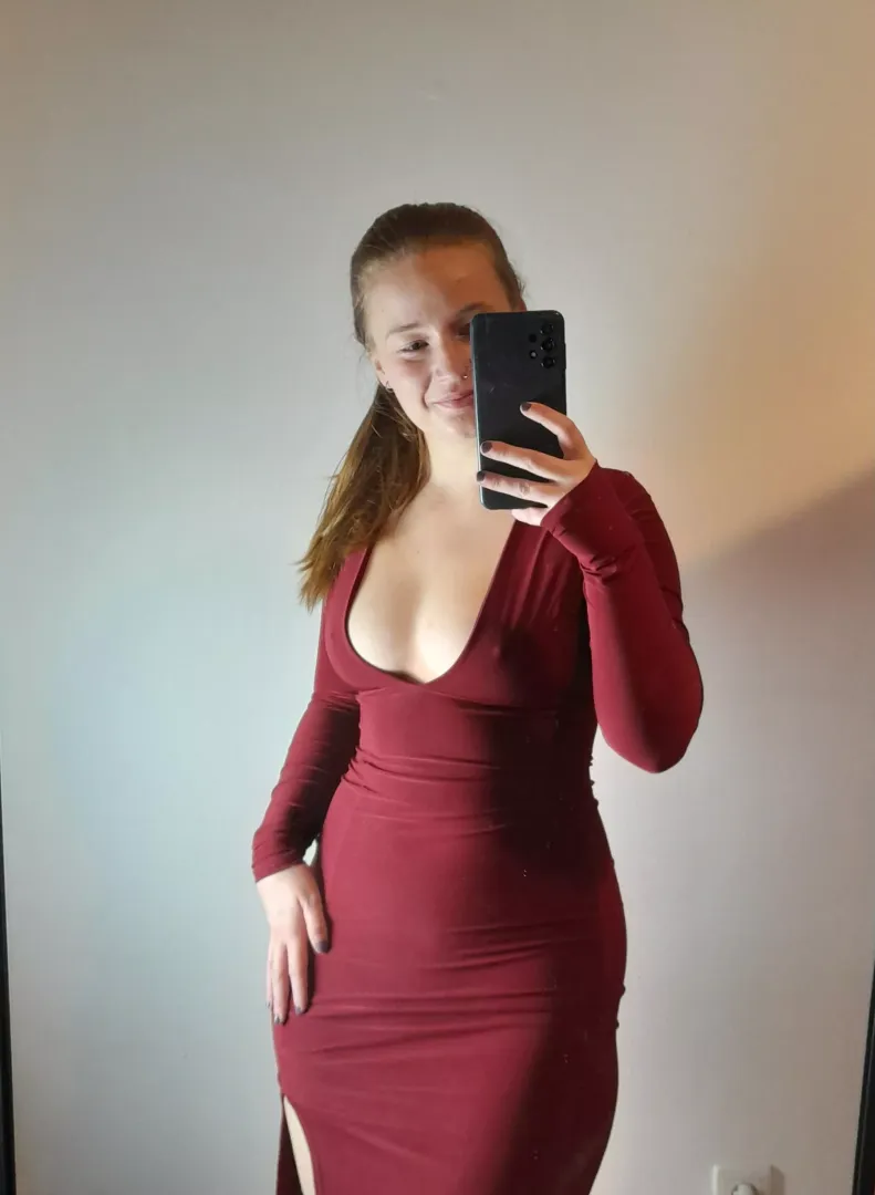 Wearing a bra with this would ruin this nice dress