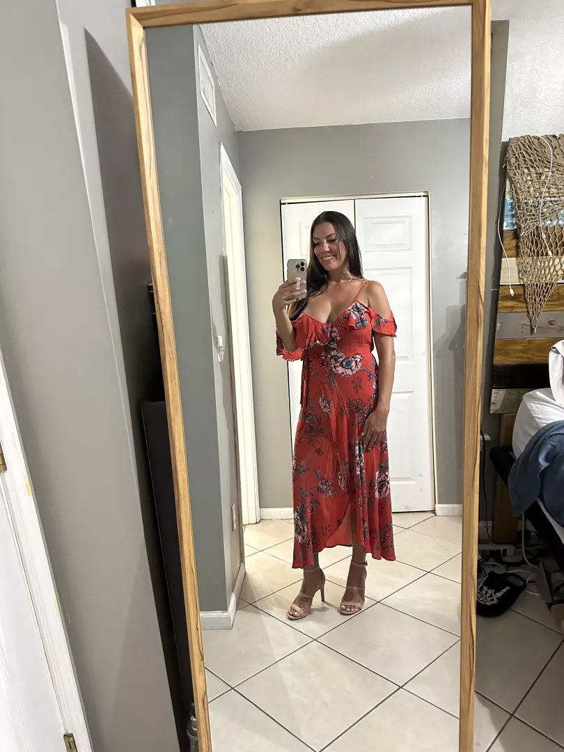 Wearing a sundress means that I'm giving you easy access to all of my body