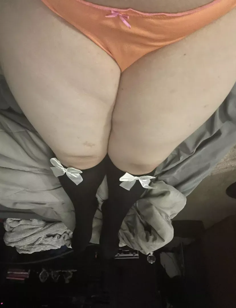 Wearing my wife’s panties