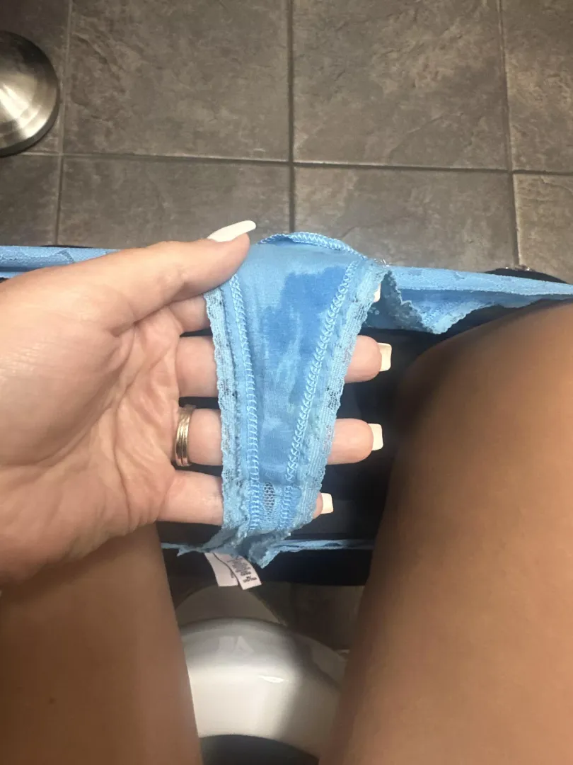 Wearing panties a redditor bought me makes my married pussy wet!
