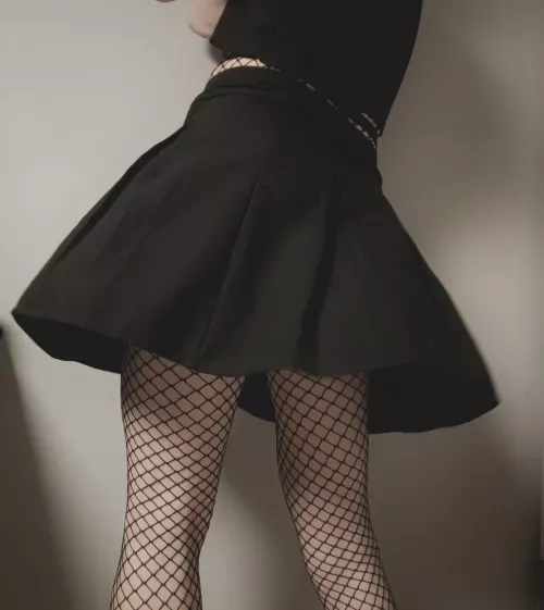 Wearing this skirt like a pro