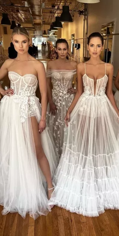 Wedding dress models