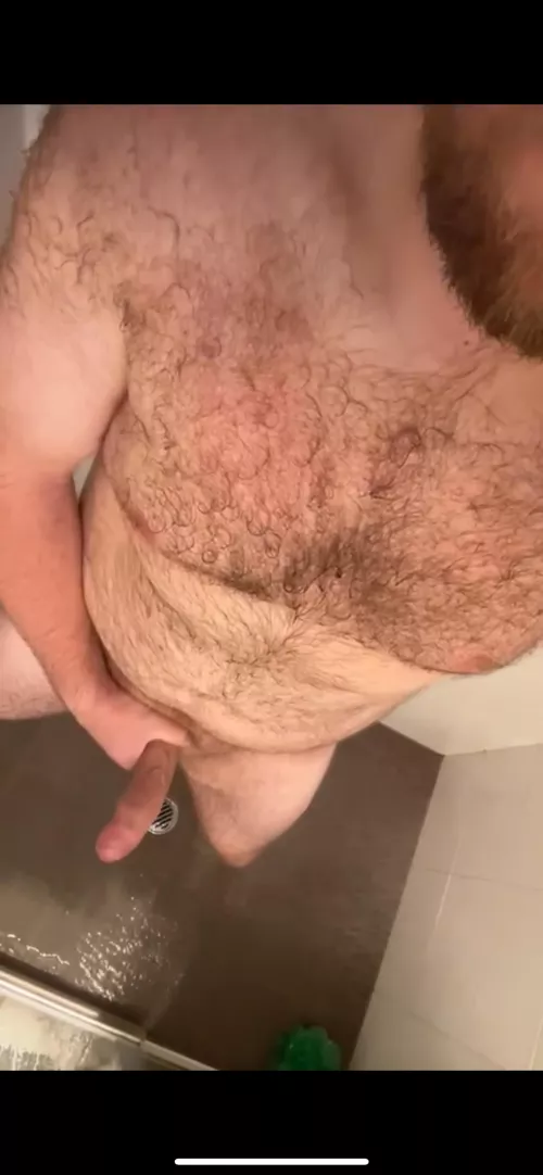 Well earned shower