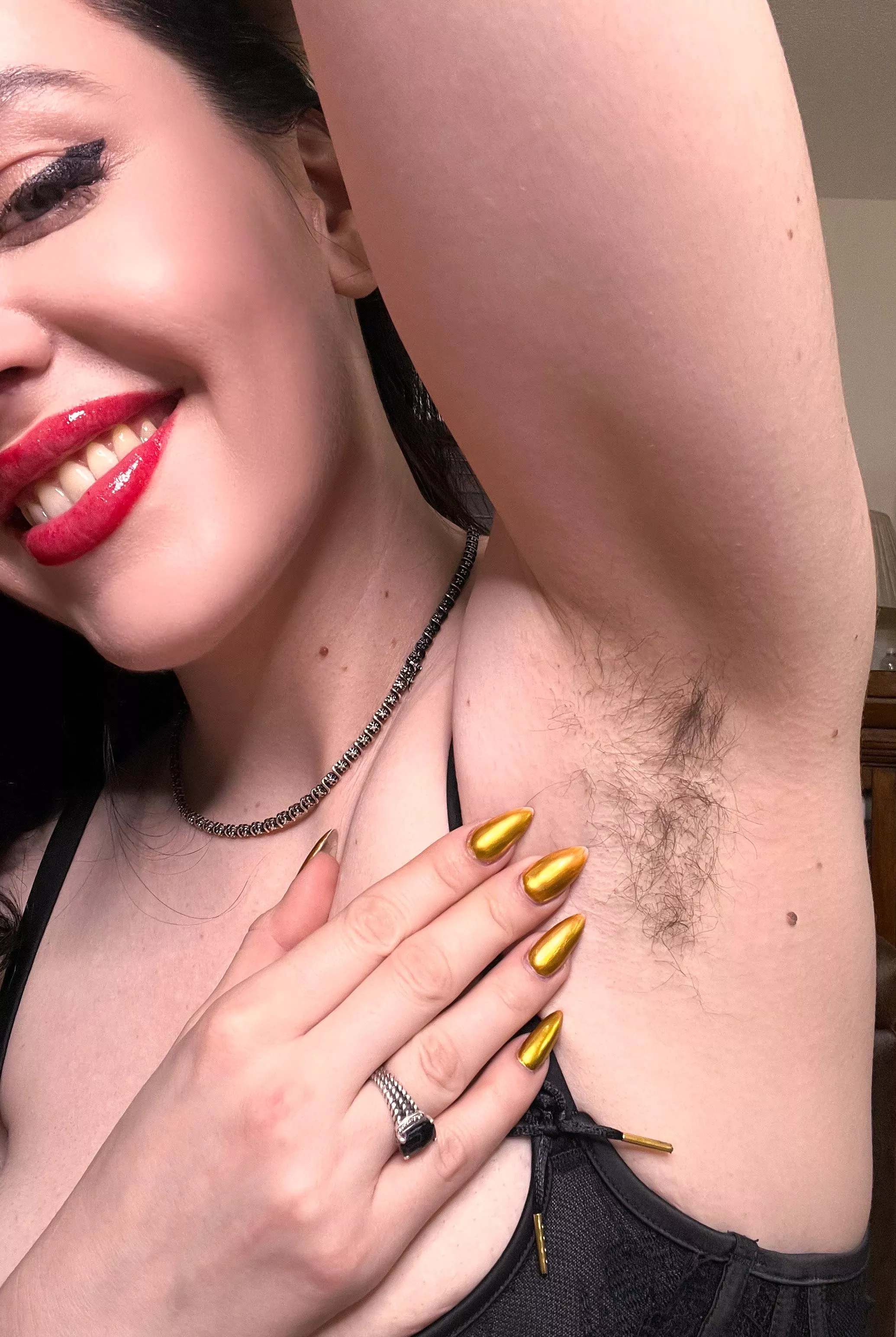 Well, go ahead, lick my pits and make me giggle 