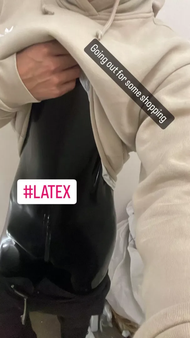 Went on a risky shopping mission with my catsuit