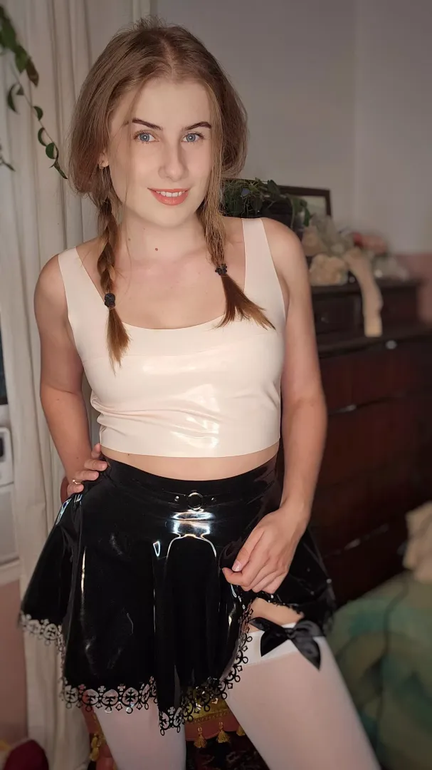 Went to a Back to School party, but had to make it latex ✨️
