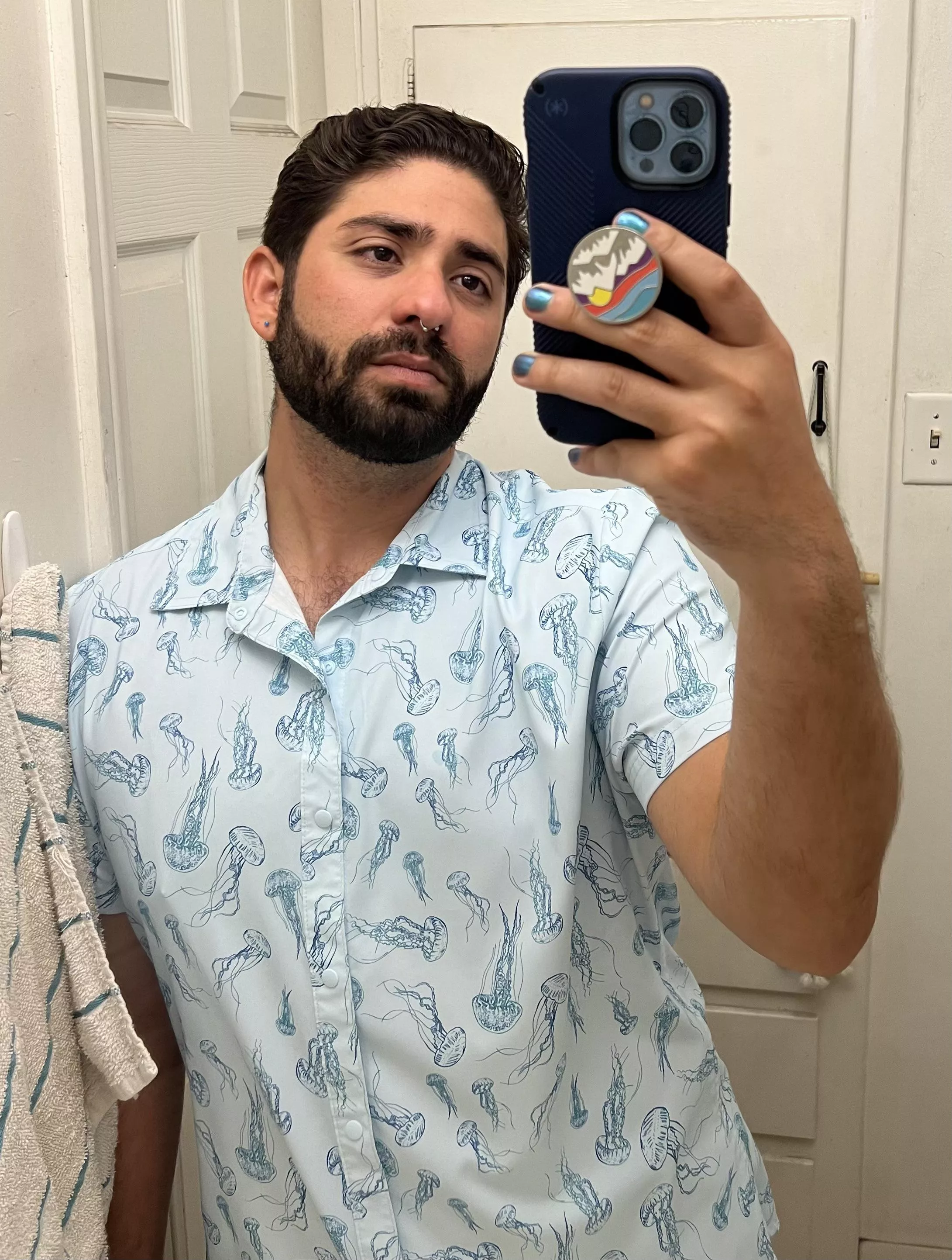 Went to a themed house party last night, this was my attempt to look sober