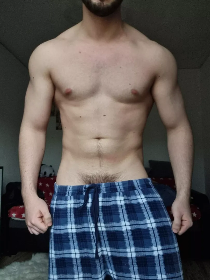 We're having a sleepover and you see my pubes peaking out, what we do next? ;)