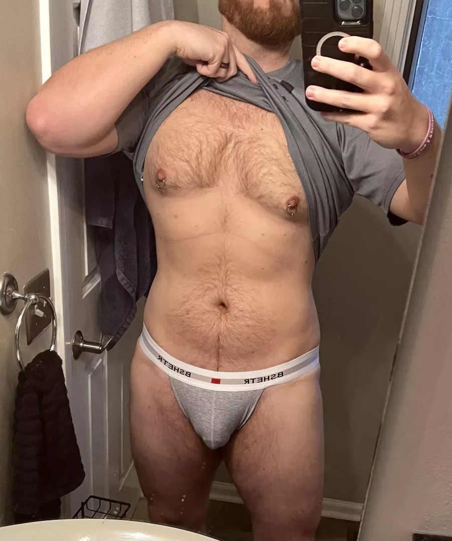 We’re roommates and you walk in on me like this, what’s next?