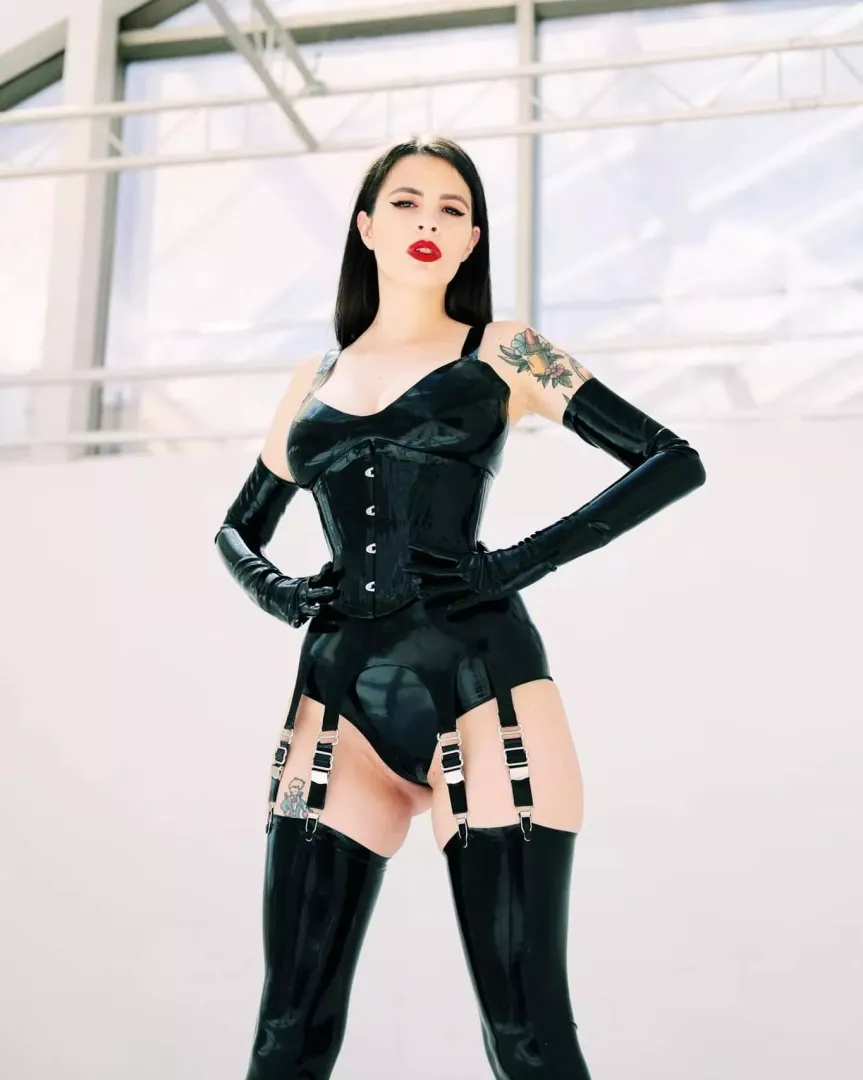 What a beautiful day to wear latex.