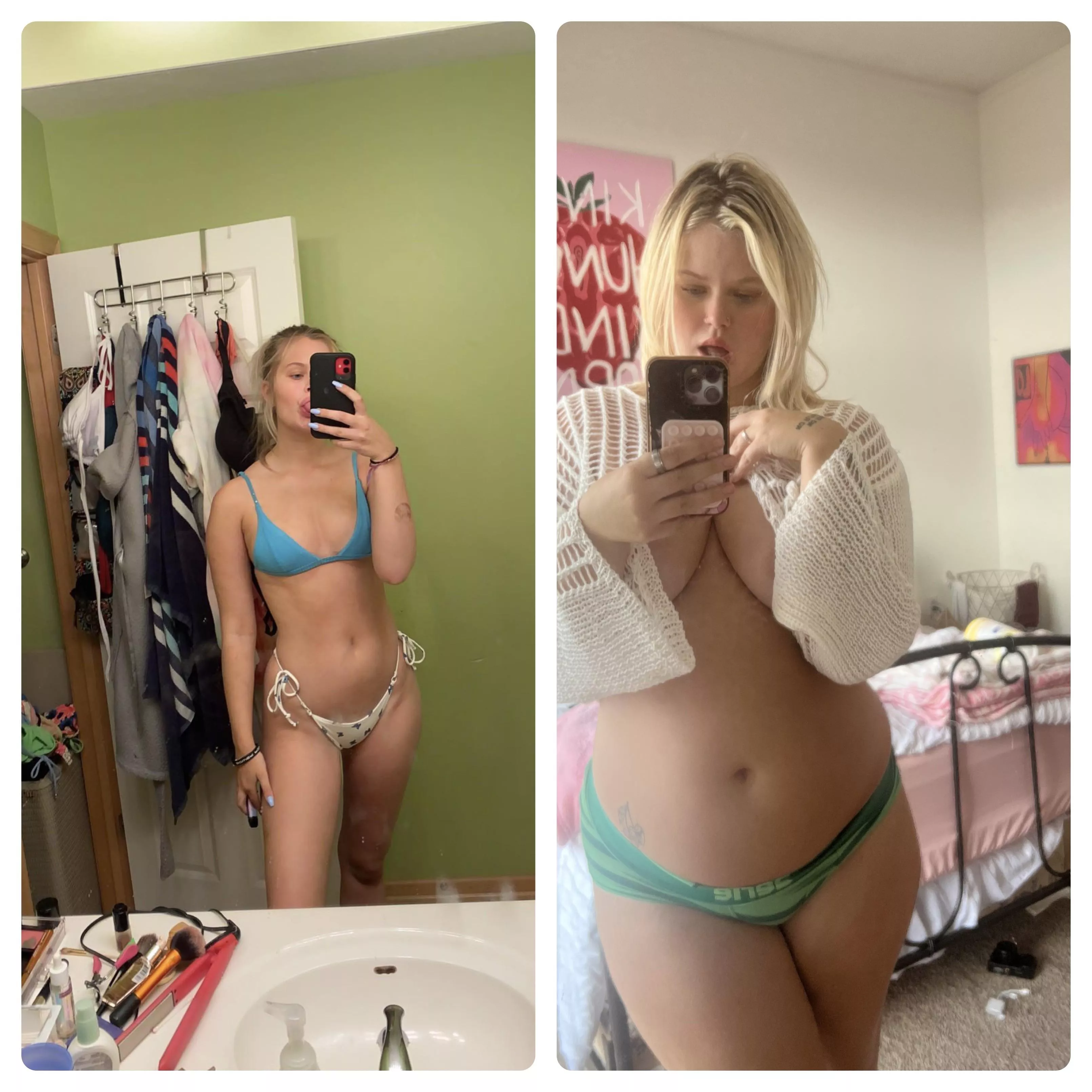What a change