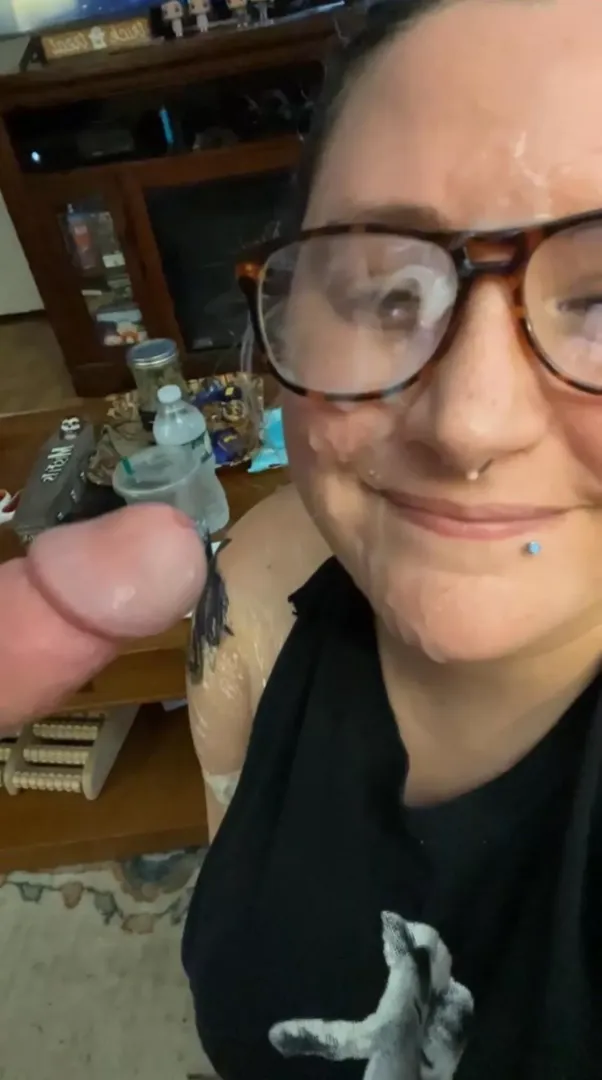 What a messy slut