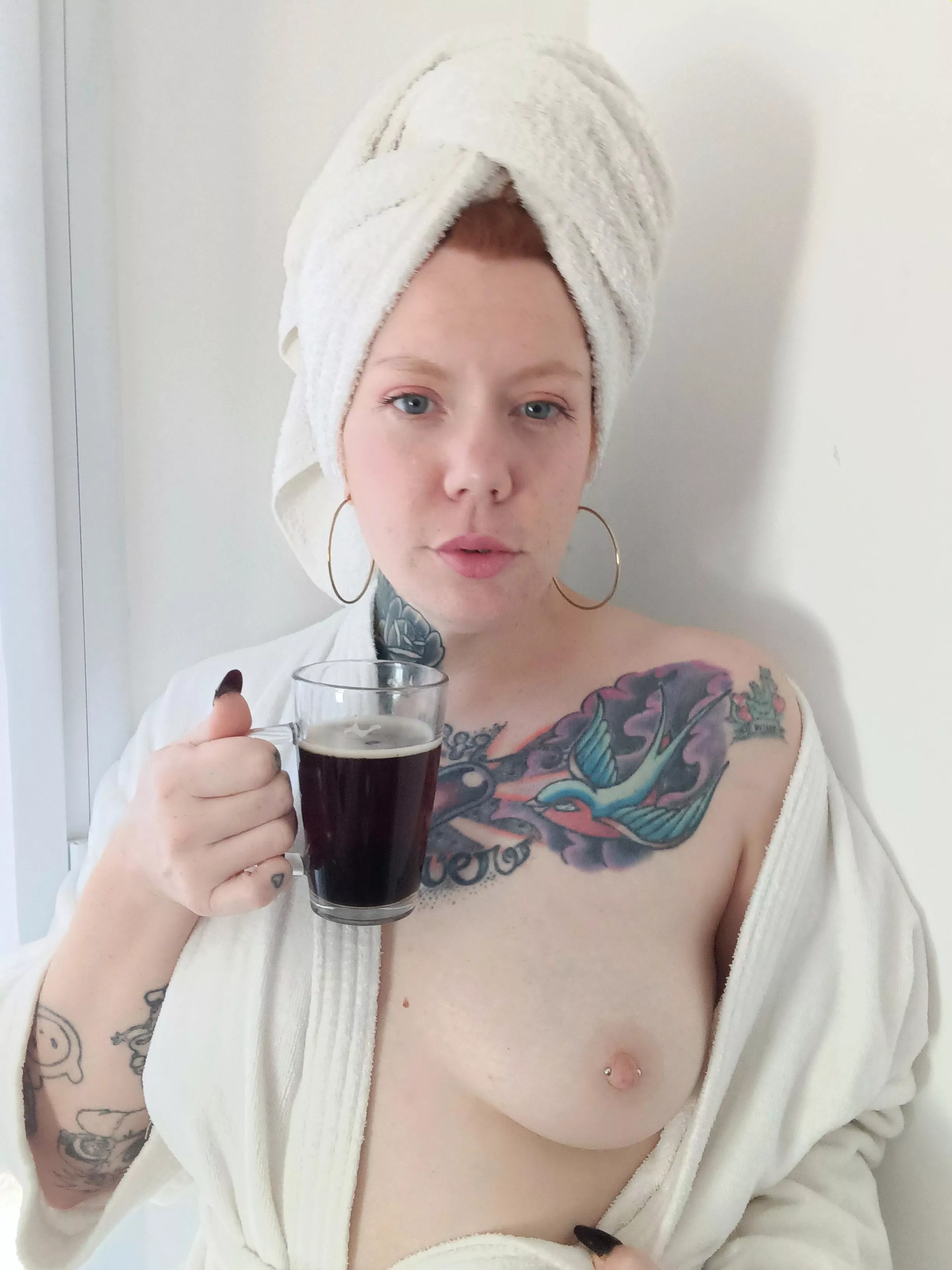 what about a bathrobe open?