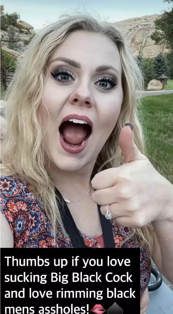 What can I say??💁🏼‍♀️ I’m a total slut for hung black men. BNWO!!!