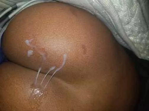 What do you guys think of my cum on my bf ass 18