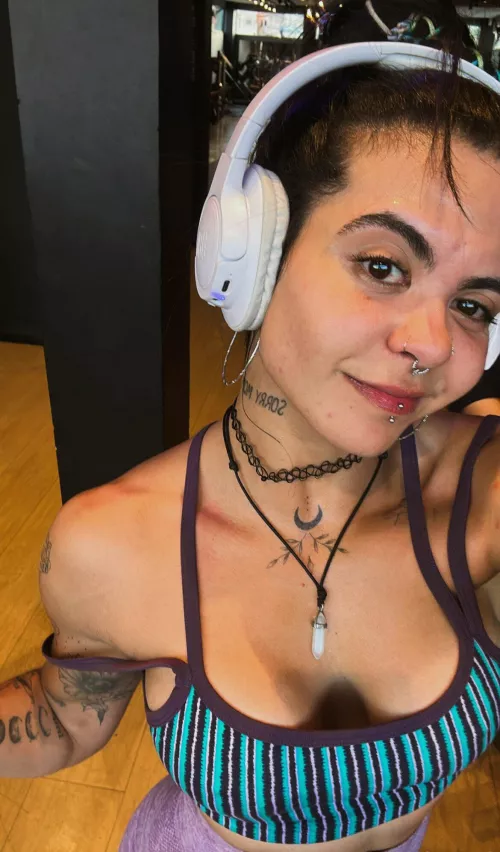 What do you like to listen to while working out?