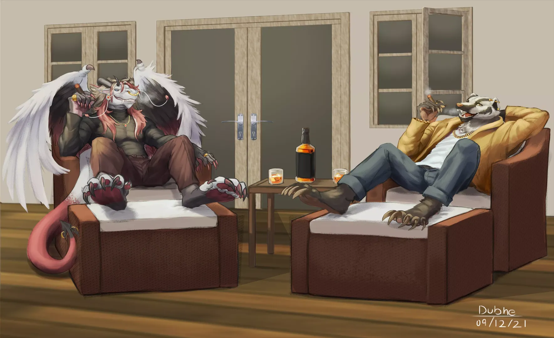 What do you think these two fellas are talking about?