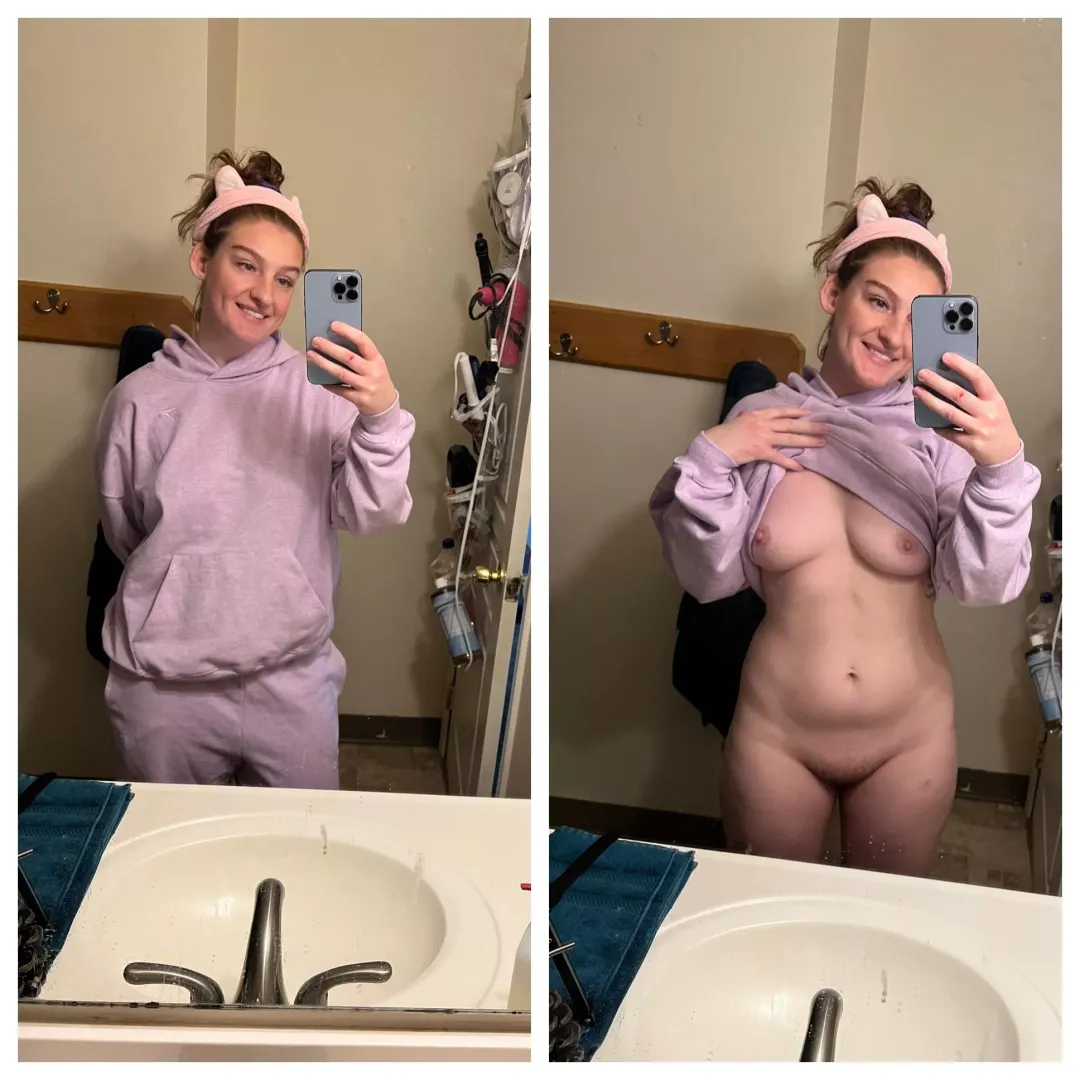 What I wear to the gym vs what I wear at home