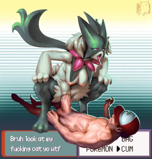 What the cat doin’? [MF] (Handwad)