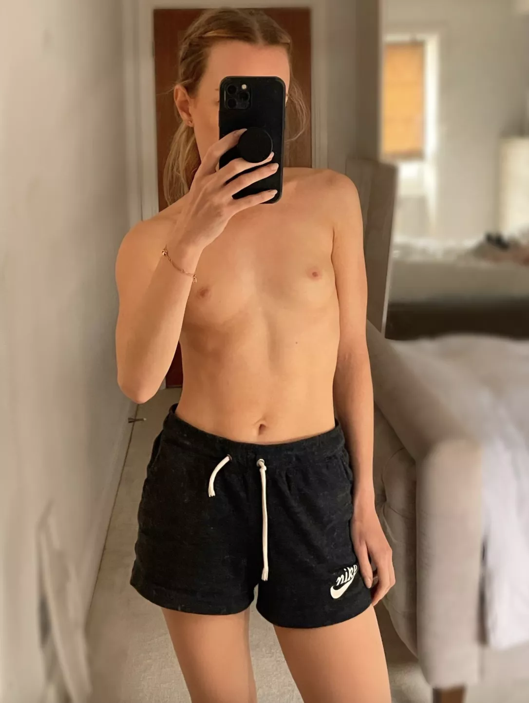 What would you do if I walked around the house like this? 