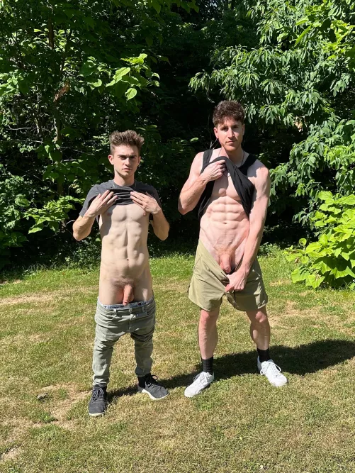 What would you do if you saw us at the park like this 