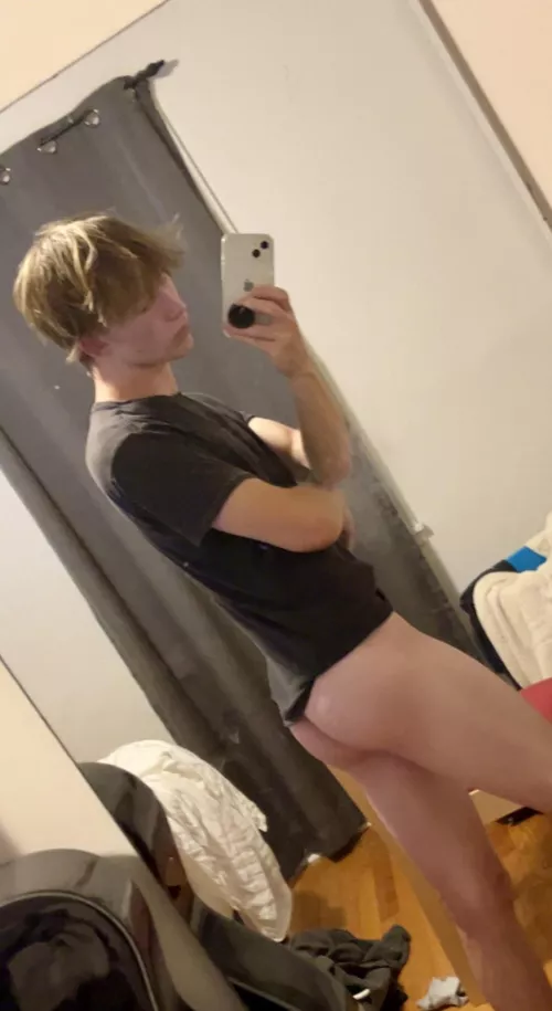 What would you do if you walked in on me like this?