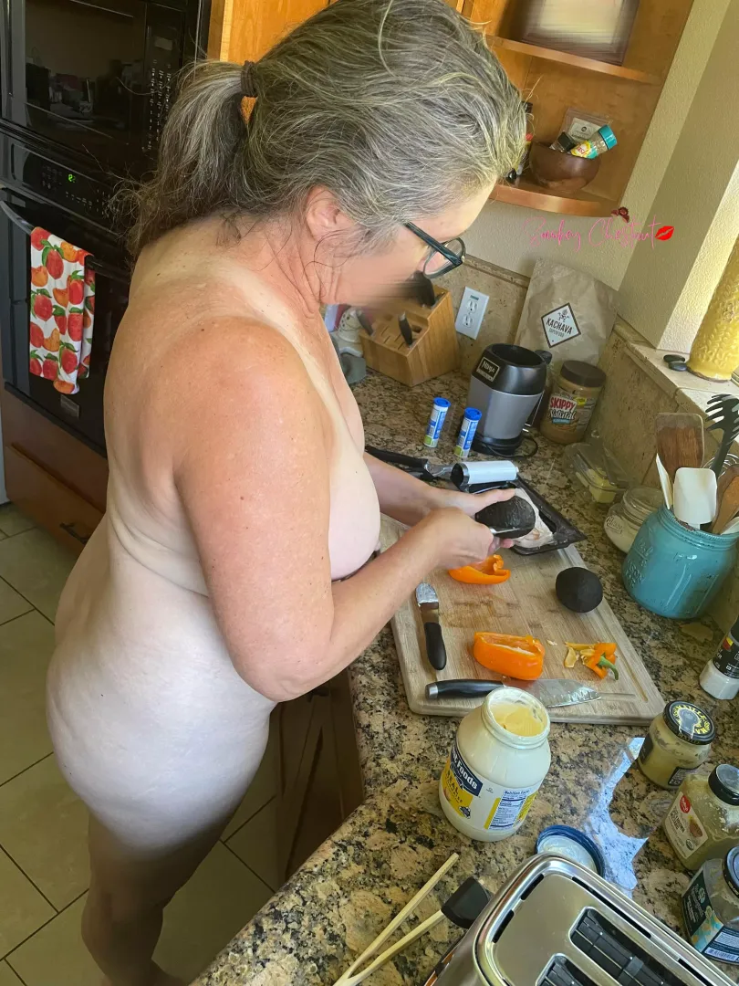 What would you like with my tits…I mean your sandwich ;)