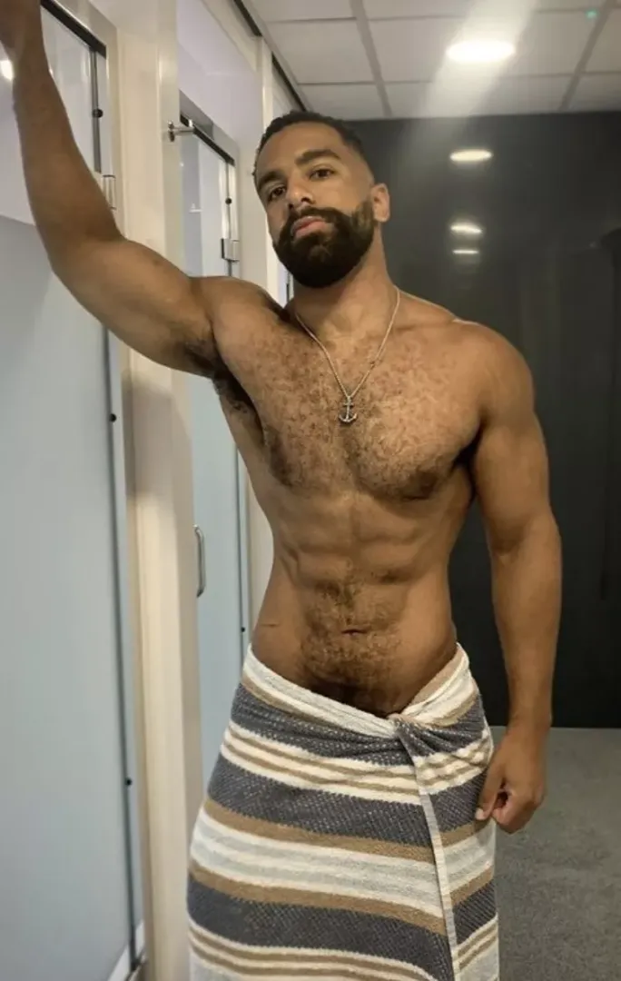 What's under the towel
