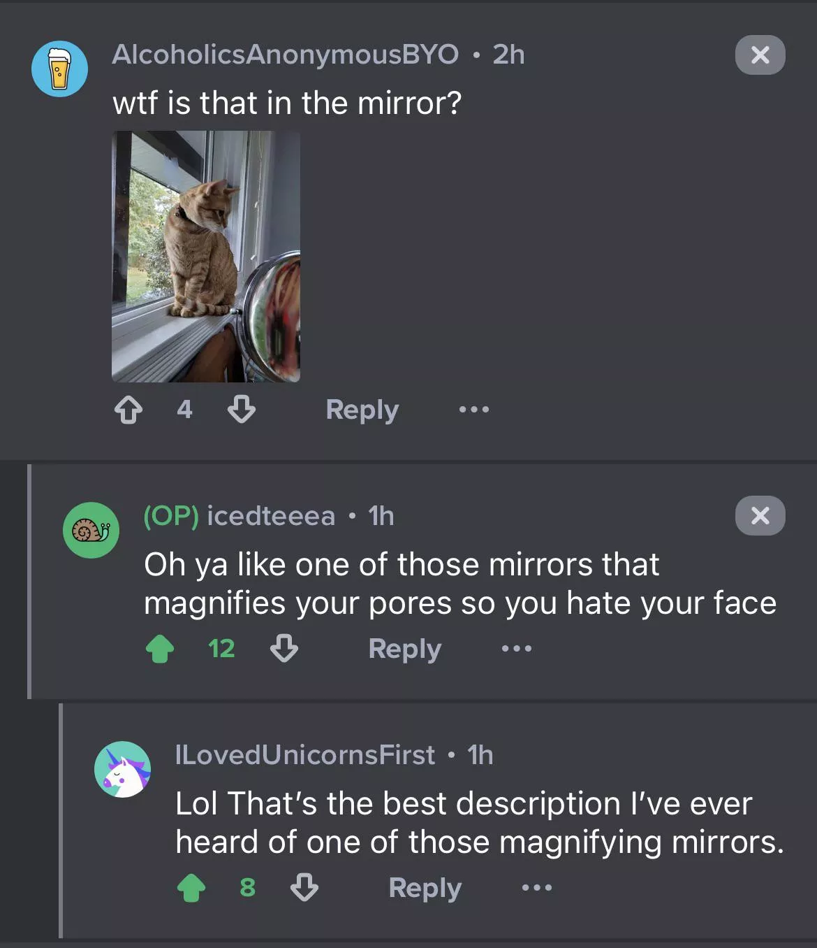 When an imgur comment calls the whole sub out