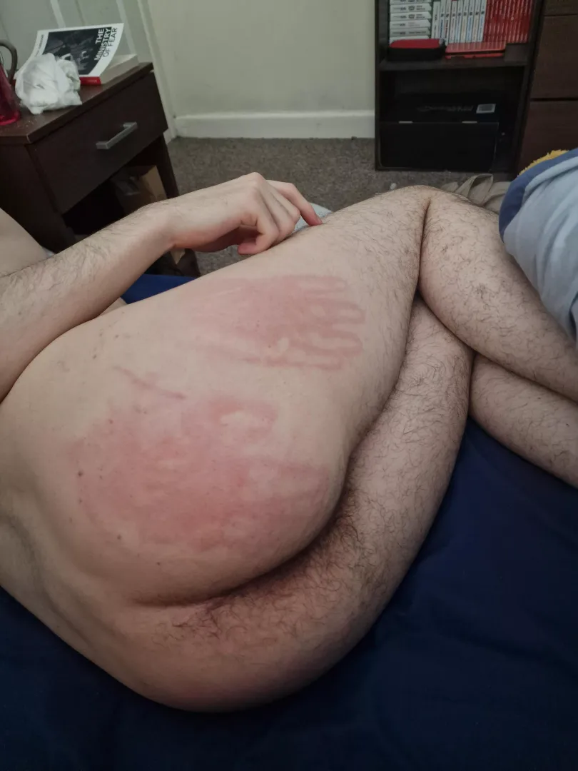 When daddy spanks your ass extra hard