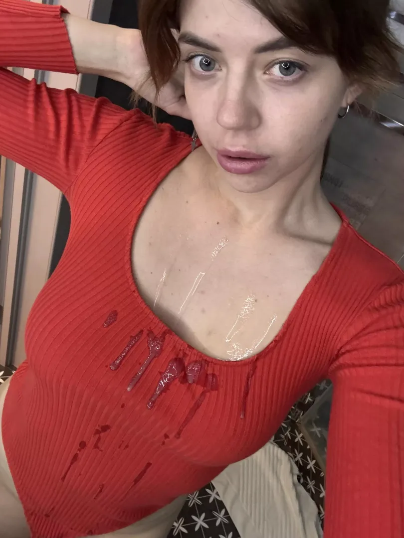 When I get cum I feel like a real slut