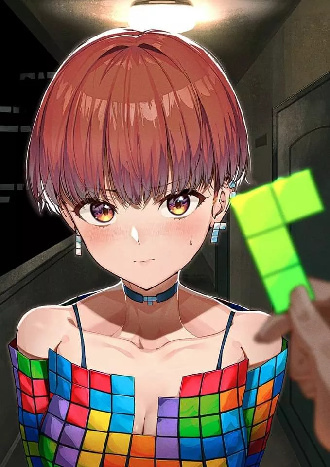 When she's playing games.