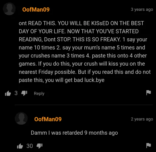 When that self realization kicks in.