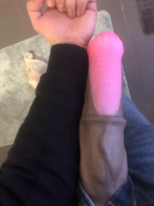 When they say you're lying about being forearm sized so you gotta send proof~