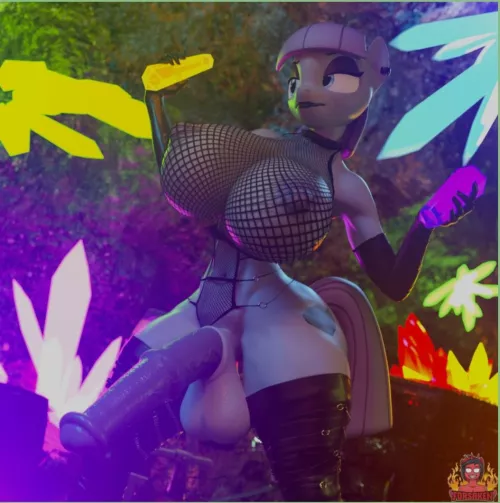 When you go mining for netherite but find something better