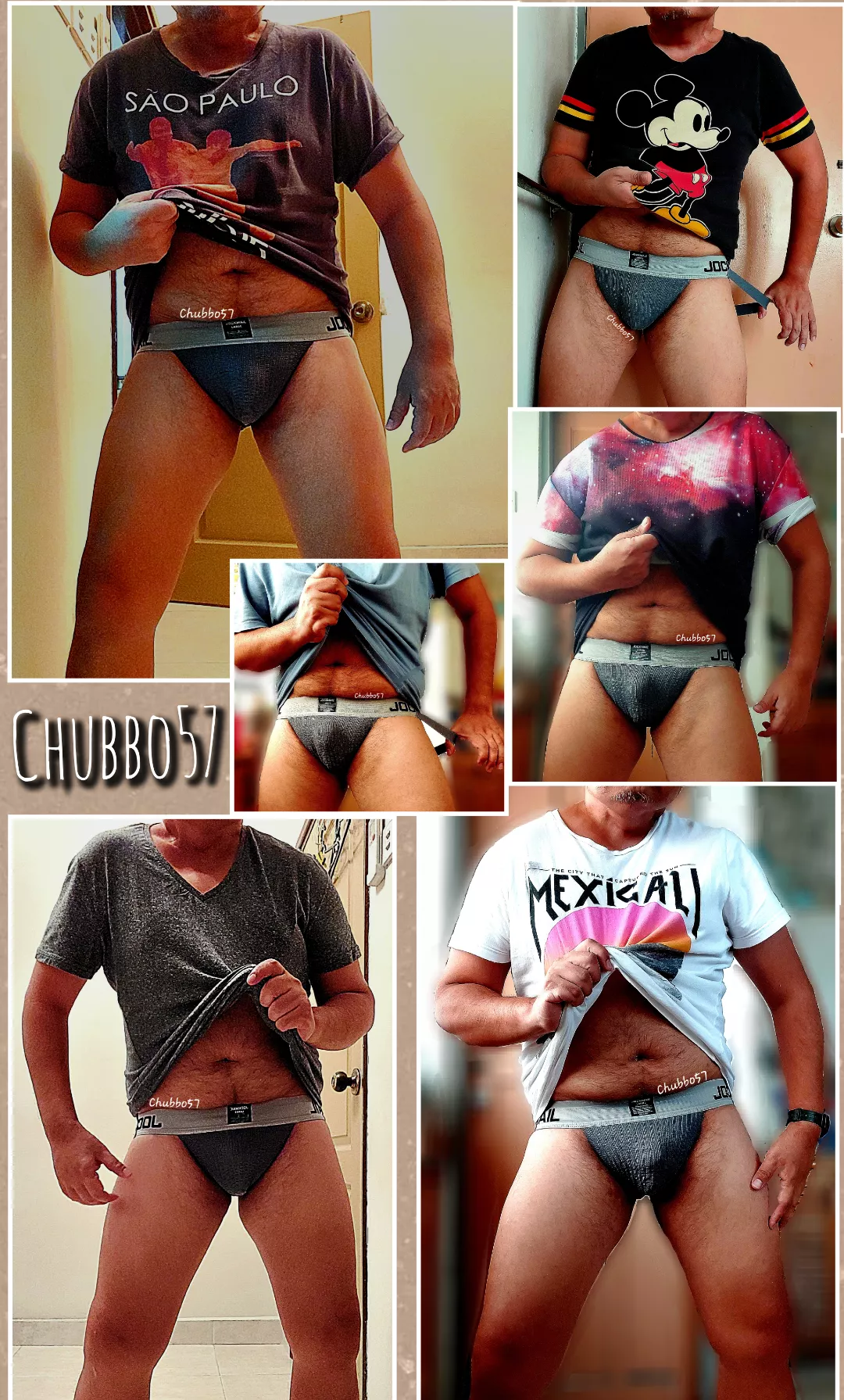 When you love a certain jock, you wear it many times. With many tees. (Washed and reworn, of course) 😜 👕👕💗👕👕🥰