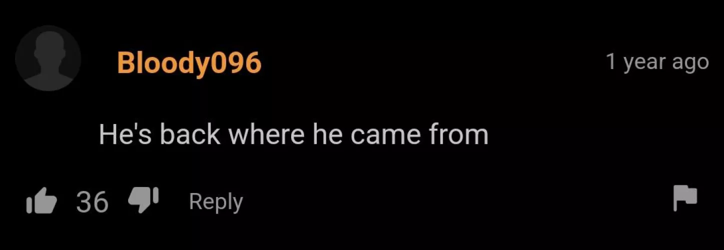 where he came from.