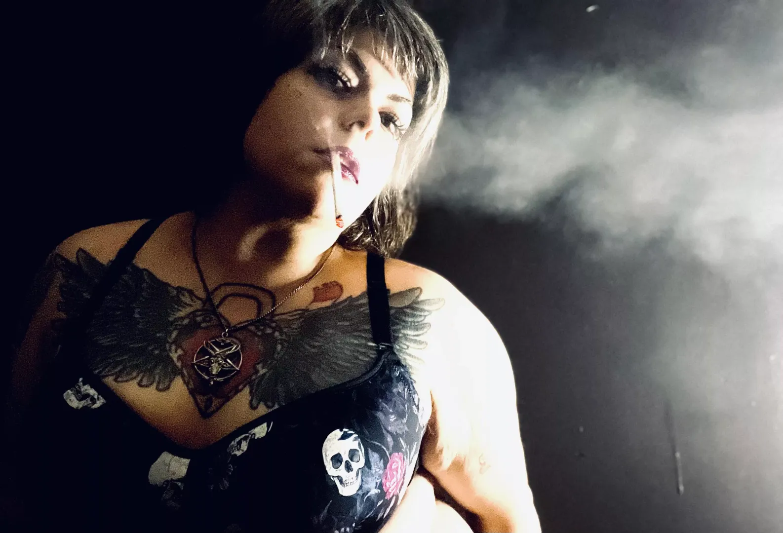 Where there is smoke….💋