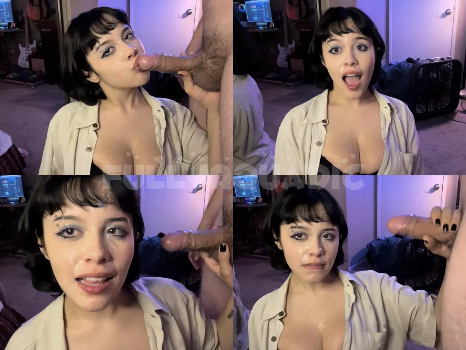 Which cum face is better?