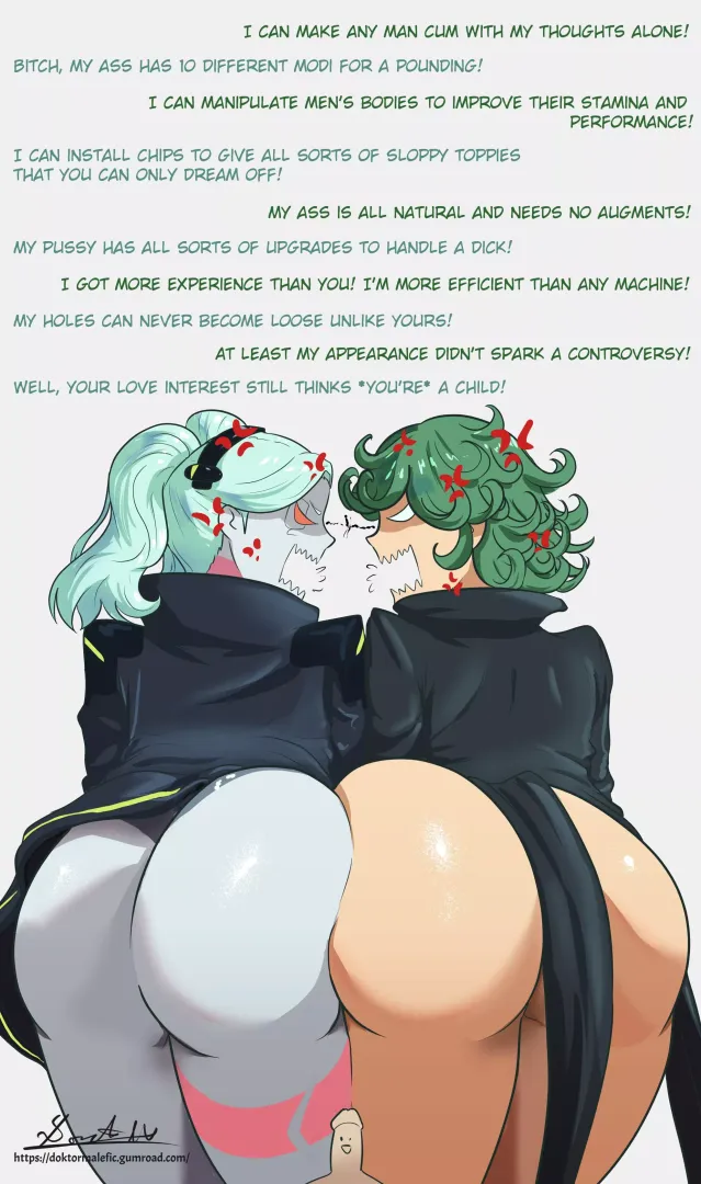 Which do you prefer: Rebecca or Tatsumaki?[Cyberpunk: Edgerunners, One-Punch Man] (doktor malefic)
