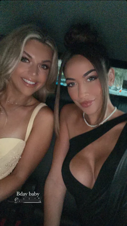 Which one is riding in a car with you?